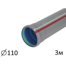 Труба каналізації 110/3,00м (2,2) Polmark Blue line