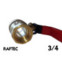Кран шаровый 3/4 RAFTEC Red ВН длинная ручка