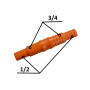 SLD Штуцер переходный 1/2 x 3/4