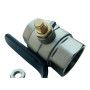 Кран шаровый RAFTEC 1.1/2 ВВ длинная ручка (BLACK)