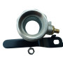 Кран шаровый RAFTEC 1.1/2 ВВ длинная ручка (BLACK)