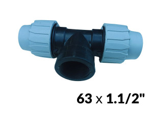 Тройники ПНД 63 х 1,1/2в х 63 ITAL