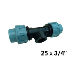 Трійники ПНД 25 х 3/4в х 25 ITAL