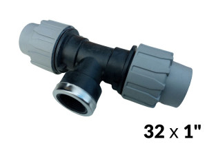 Тройники ПНД 32 х 1"в х 32 ITAL