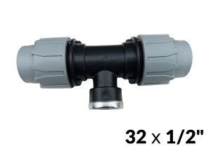 Тройники ПНД 32 х 1/2в х 32 ITAL