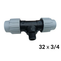 Тройники ПНД 32 х 3/4н х 32 ITAL
