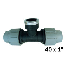 Трійники ПНД 40 х 1"в х 40 ITAL