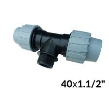 Трійники ПНД 40 х 1,1/2з х 40 ITAL