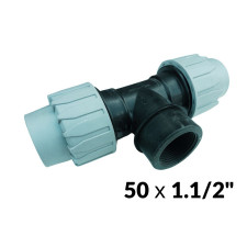 Трійники ПНД 50 х 1,1/2в х 50 ITAL