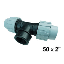 Трійники ПНД 50 х 2"в х 50 ITAL