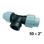 Тройники ПНД 50 х 2"в х 50 ITAL