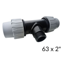 Трійники ПНД 63 х 2"з х 63 ITAL
