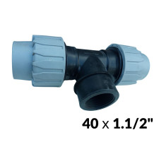 Трійники ПНД 40 х 1,1/2в х 40 ITAL