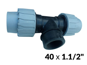 Тройники ПНД 40 х 1,1/2в х 40 ITAL