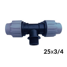 Трійники ПНД 25 х 3/4з х 25 ITAL