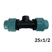 Тройники ПНД 25 х 1/2в х 25 ITAL