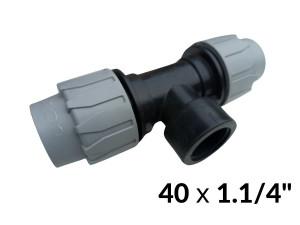 Тройники ПНД 40 х 1,1/4в х 40 ITAL