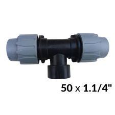 Трійники ПНД 50 х 1,1/4в х 50 ITAL