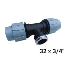 Трійники ПНД 32 х 3/4в х 32 ITAL