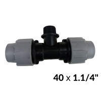 Тройники ПНД 40 х 1,1/4н х 40 ITAL