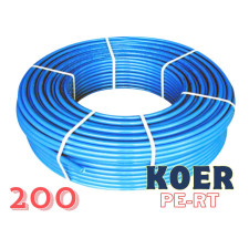 Труби для теплої підлоги KOER (BLUE) PE-RT EVOH (200м) Чехія