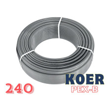 Труби для теплої підлоги KOER (SILVER) PEX-B EVOH (240м)