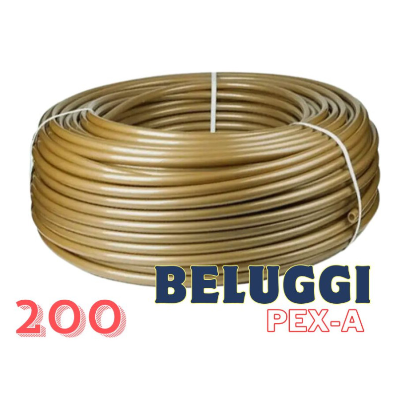 Трубы из сшитого полиэтилена с кислородным барьером - BELUGGI PEX-A GOLD 200м