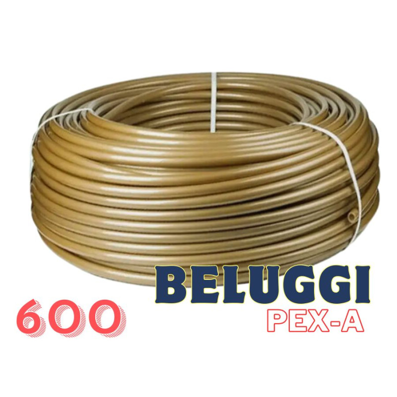 Труби із зшитого поліетилену з кисневим бар'єром - BELUGGI PEX-A GOLD 600м