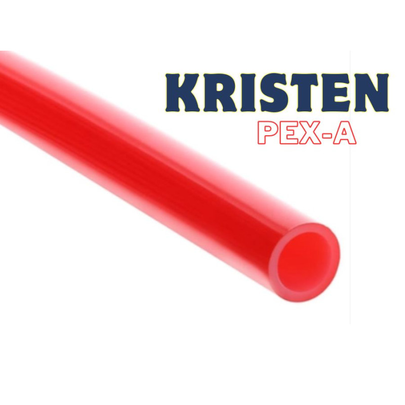 Пошитий поліетилен із шаром з кисневого бар'єру - KRISTEN PEX-A RED