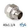ППР Американка 40 х 1,1/4 зовнішня ASG