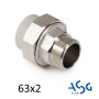 ППР Американка 63 х 2" наружная ASG