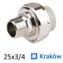 ППР Сгон американка 25 мм с наружной резьбой диаметром 3/4 дюйма Krakow