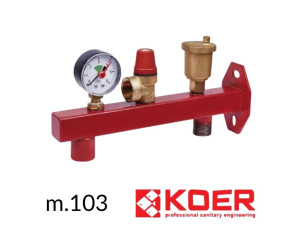 Група безпеки 3/4 KOER-103 сталева консоль
