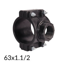 Хомут для врізки в трубу 63 - 1,1/2"