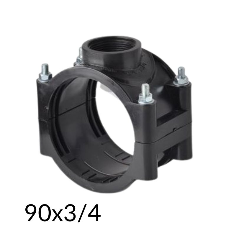 Хомут врізка 90x3/4