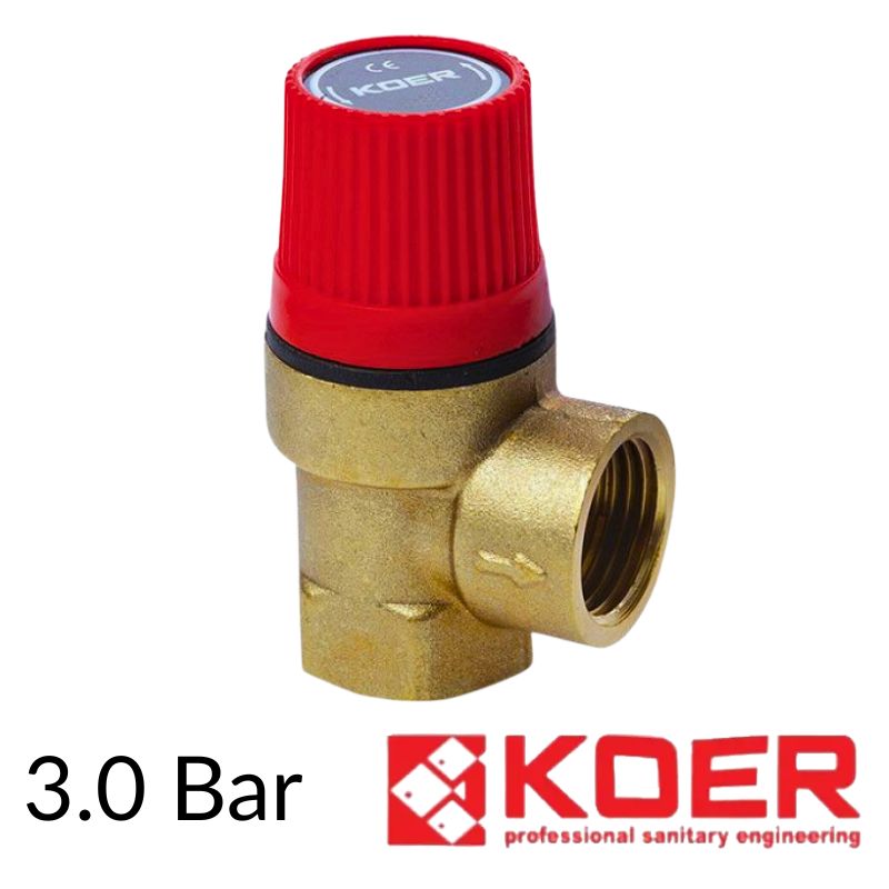 Запобіжний клапан KOER 1260 1/2 ВР (3,0 BAR)