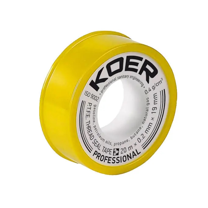 Фум стрічка Koer Professional 20m x 0.2mm x 19mm
