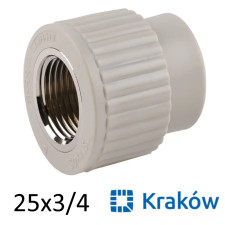 ППР Муфта с внутренней резьбой 25 x 3/4 Krakow