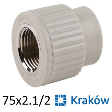 ППР Муфта с внутренней резьбой 75 x 2.1/2 Krakow
