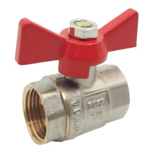 Кран кульовий 1/2 ВВ метелик PN25 WATERPRO