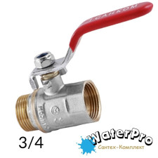 Кран кульовий 3/4 WATERPRO ВЗ довга ручка