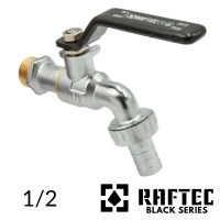 Кран садовий 1/2 RAFTEC гусак