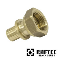 Муфта натяжна з накидною гайкою 16×1/2 RAFTEC PUSH