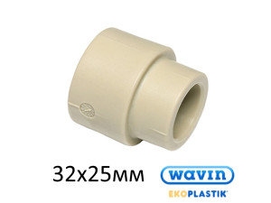 Муфта перехідна 32-25 ВВ PPR Wavin Ekoplastik