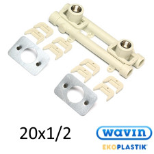 Настенный комплект под гипсокартон 20-1/2в PPR Wavin Ekoplastik