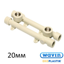 Настенный комплект проходной 20-1/2в PPR Wavin Ekoplastik