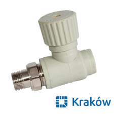 ППР Вентиль радиаторный прямой 20 x 1/2н Krakow