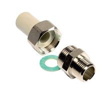 Разборное соединение 20-1/2н PPR Wavin Ekoplastik