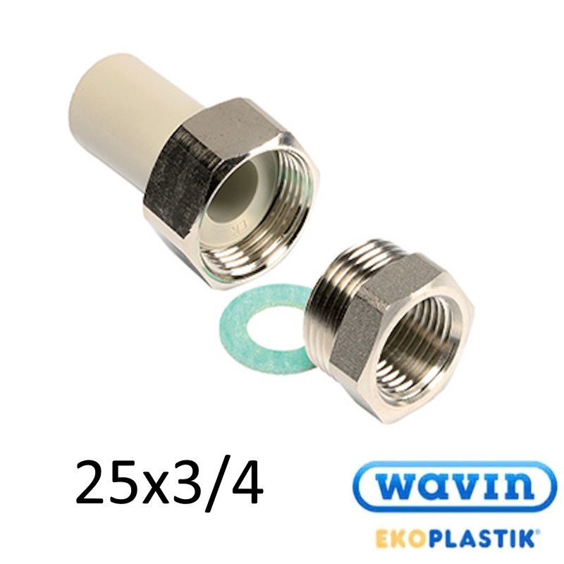 ППР Разъемное соединение 25 х 3/4Wavin Ekoplastik