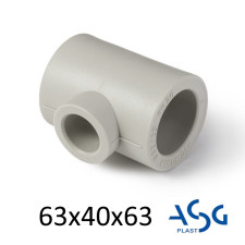 Редукционный тройник 63x40x63 ASG
